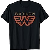 Waylon Jennings - Official Merchandise - Flying W Logo T-Shirt