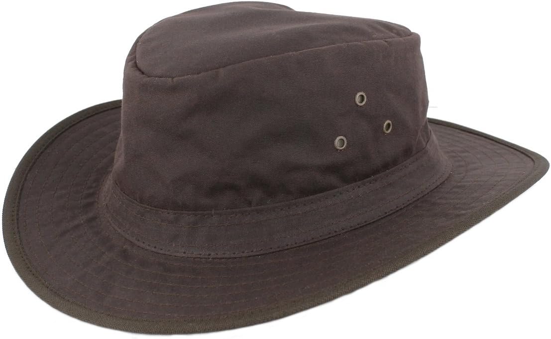 Waxed Cotton Brim Hat