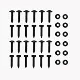 50 Pcs Black Interior Trim Screws,fits for Chevy C4 C5 C6 C7 Corvette Camaro Firebird Trans Am&amp; Etc Most Models