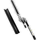 VIYUKI 16 in. Articulating Hedge Trimmer Attachment Universal | Compatible for Troy-Bilt, Remington, Craftsman, Yard Machines, Yardman, Snapper, Bolens, Murray, Ryobi, Greenworks, Kobalt