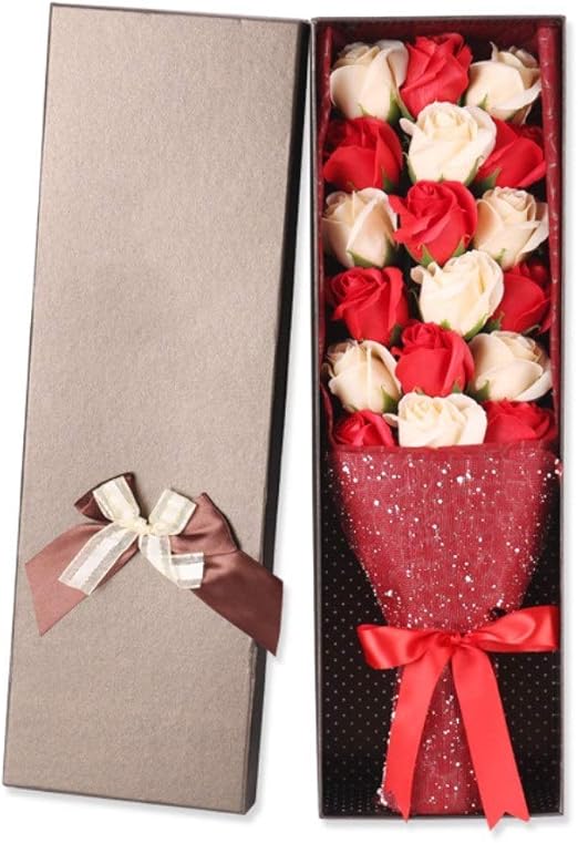 Amazon Fhoomyバースデープレゼント18シミュレーションローズソープブーケギフト男性と女性の友達ガールフレンドママの誕生日プレゼント教師 の日の誕生日プレゼント特別な日のプレゼント 色 A フラワーアレンジメント オンライン通販