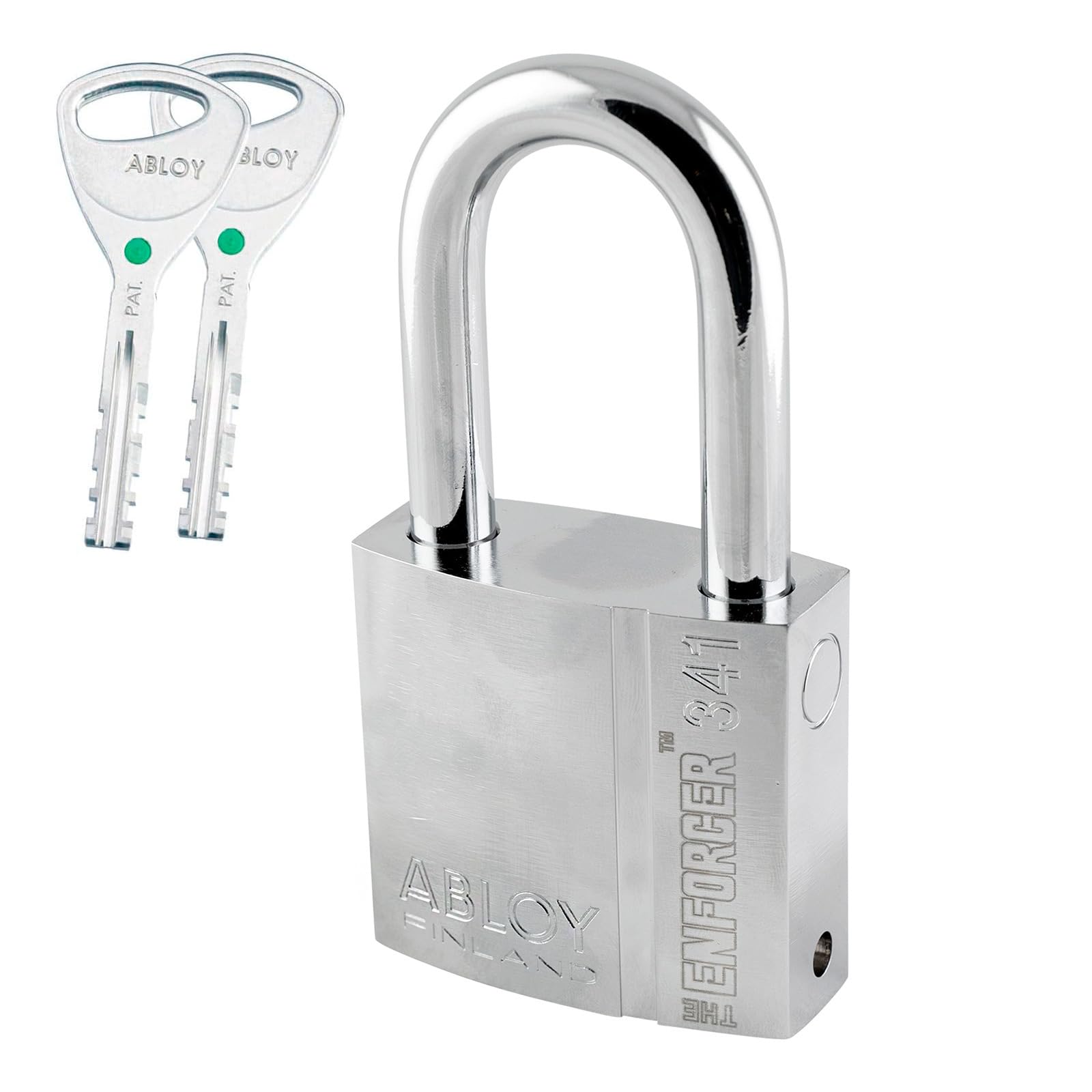 Photo 1 of ENFORCER ABLOY 341-50 Padlock - High-Security Disc Tumbler Lock w/10mm Boron Steel Shackle - Anti-Tamper for Trailers, Containers, Rail - Bank-Safe Protection