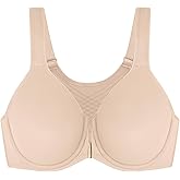 HSIA Posture Bras for Women - Front Closure Posture Corrector Bra Back Support Seamless Plus Size Tshirt Underwire Bra Light Beige