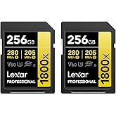 Lexar Professional 1800X 256GB SDXC UHS-II 2pack