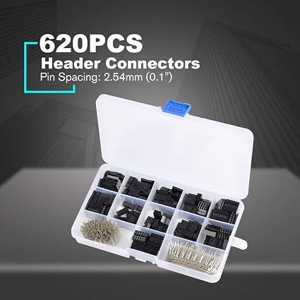 Swiftswan 620pcs Dupont Cable Jumper Encabezado Conector Surtido ...