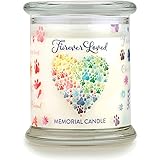 One Fur All - Pet Memorial Candle - Furever Loved Pet Eco-Friendly Natural Soy Wax Candle, Non-Toxic & Paraffin-Free…