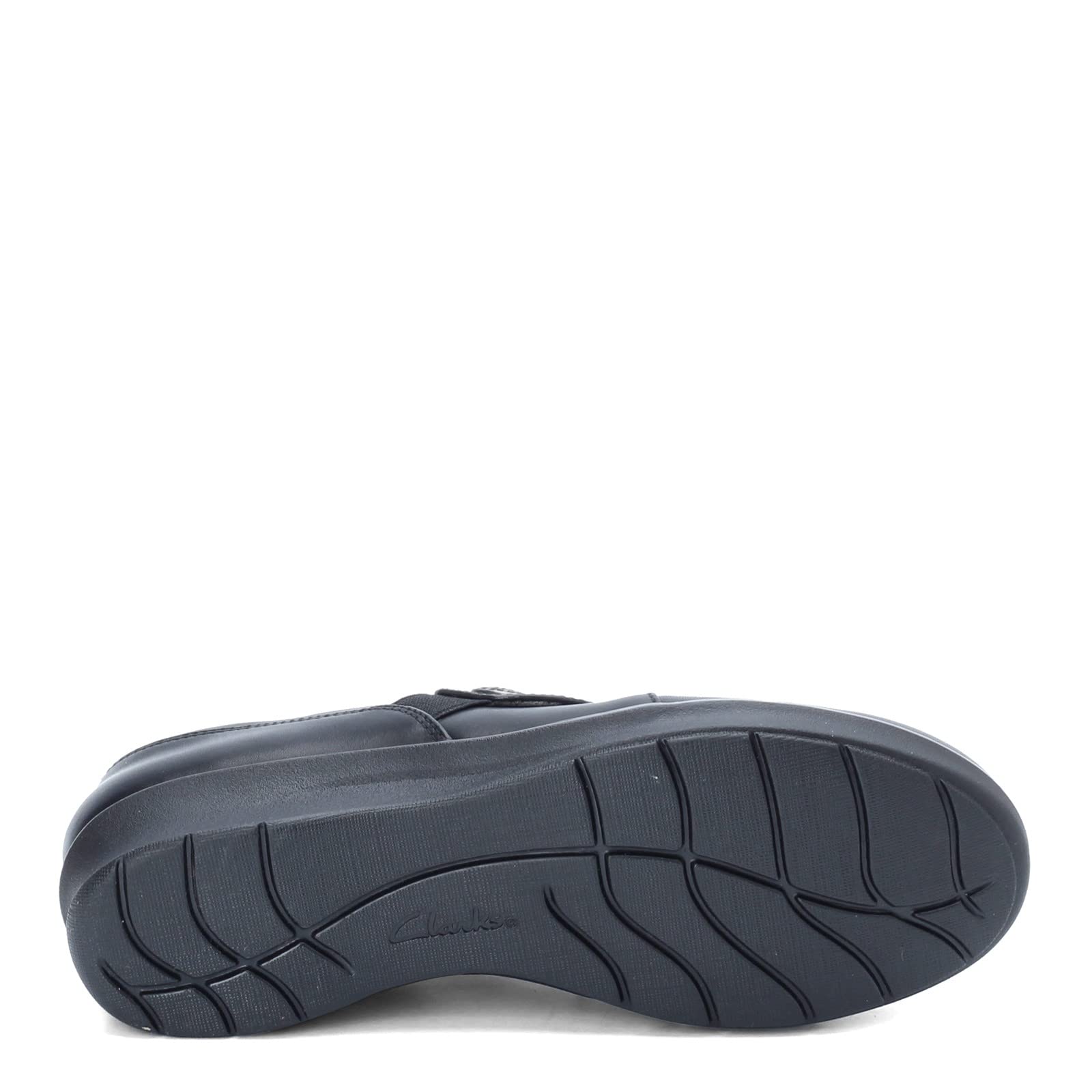 Clarks Women's Hope Roxanne Loafers, Black, 7 UK