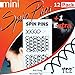Spin Pins - 12 Pack - Spiral Bobby Pins for Hair Buns (Black, Medium)