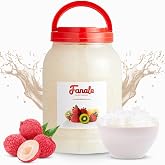Fanale Coconut Jelly Topping nata de coco for Bubble Tea 8.3 lb | Lychee Jelly | for Boba Tea, Smoothies, Slushes, Desserts | 8.3lb | JEL005