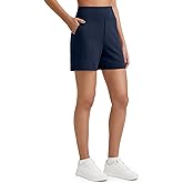 G4Free EverGoing Women's Athletic Shorts High Waisted 5'' Running Yoga Summer Casual Shorts with Pockets