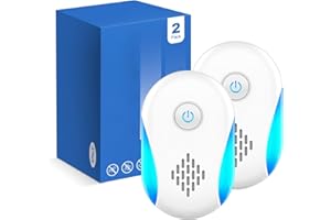 BUGBEAT 2024 Upgraded Ultrasonic Repeller Insect 2 Packs, Indoor Ultrasonic Repellent for Roach, Rodent, Mouse, Bugs, Ant, Mosquito, Mice, Spider, Electronic Plug in Pest Control