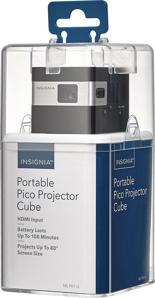 Insignia NS-PR116 - Cubo de proyector portátil, Color Negro ...