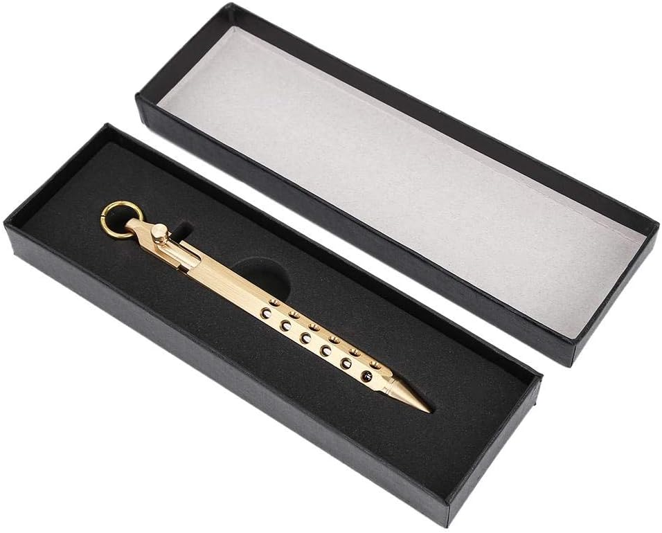 Metal Brass Signature Solid Pen Ballpoint Premium Gel Pen for Office Business Writing