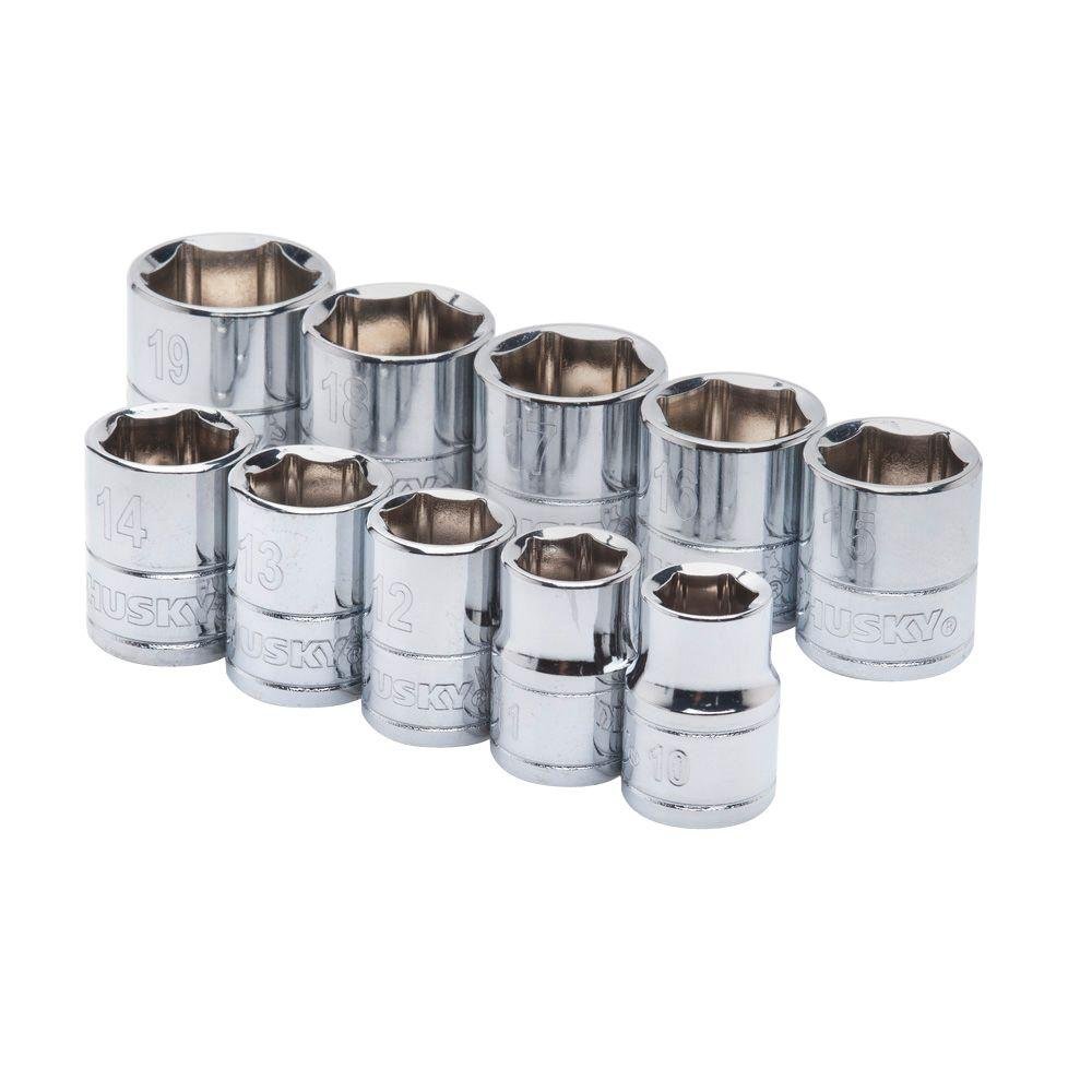 Photo 1 of 3/8 in. Drive Metric Socket Set (10-Piece)
