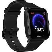 Amazfit Bip U Smart Watch, 1.43" HD Color Display, SpO2 & Stress Monitor, 60+ Sports Modes, Breathing Training, 50…