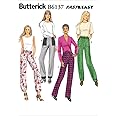Butterick Schnittmuster A5 - Elegantes Kleid Mit Gürtel Zum Nähen