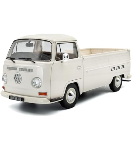 Amazon.com: SOLIDO 1:18 Volkswagen T1 Pick UP Racer 53 Beige 1950