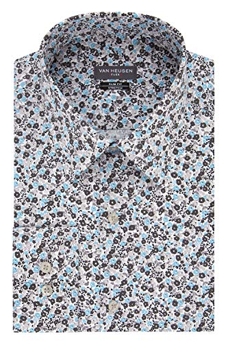 slim fit dress slacks Van Heusen Men's Flex Collar Stretch Slim Fit Solid Dress Shirt
