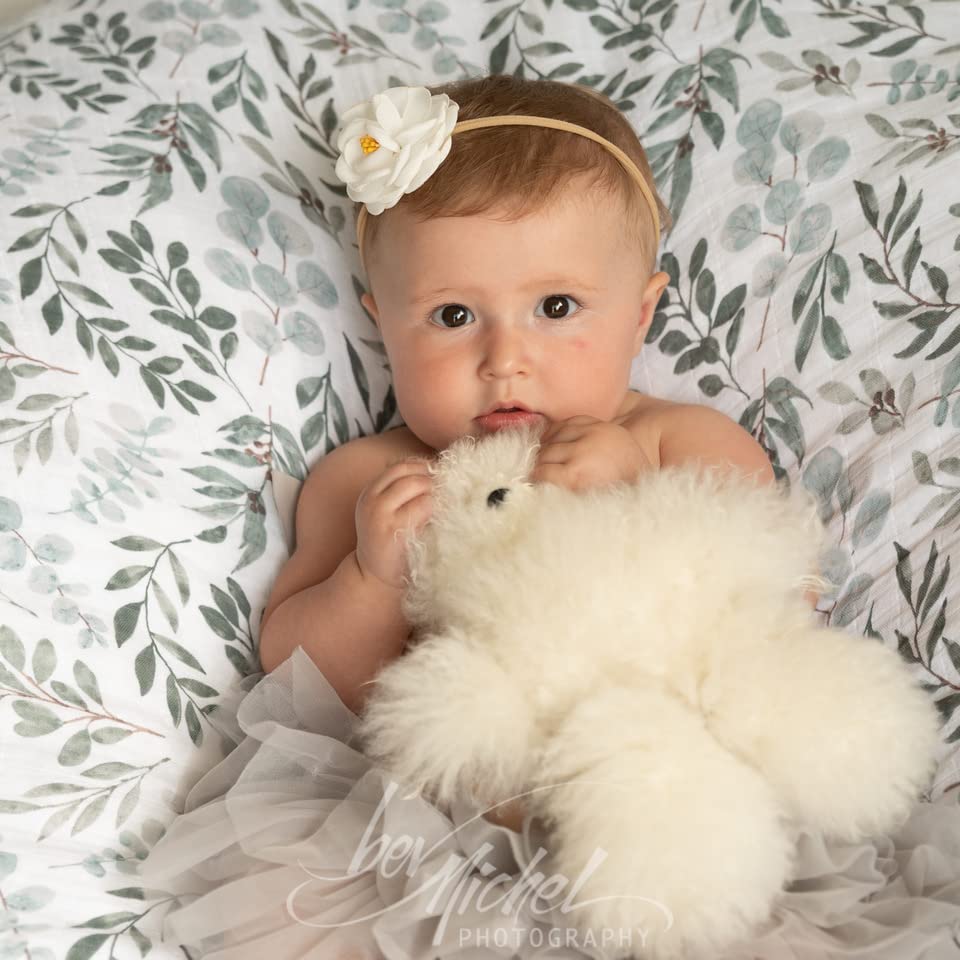 Miaoberry Eucalyptus Swaddle Set with Hat and Bow Pricepulse