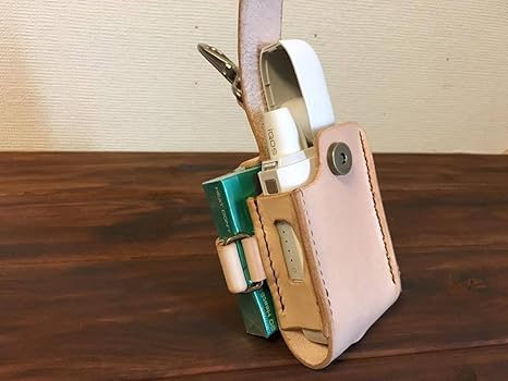 Amazon アイコスケース Iqosケース 予備ホルダーも入る 専用 ヌメ革 牛革 本革 ナチュラル レザーケース ハンドメイド 手作り インテリア オンライン通販