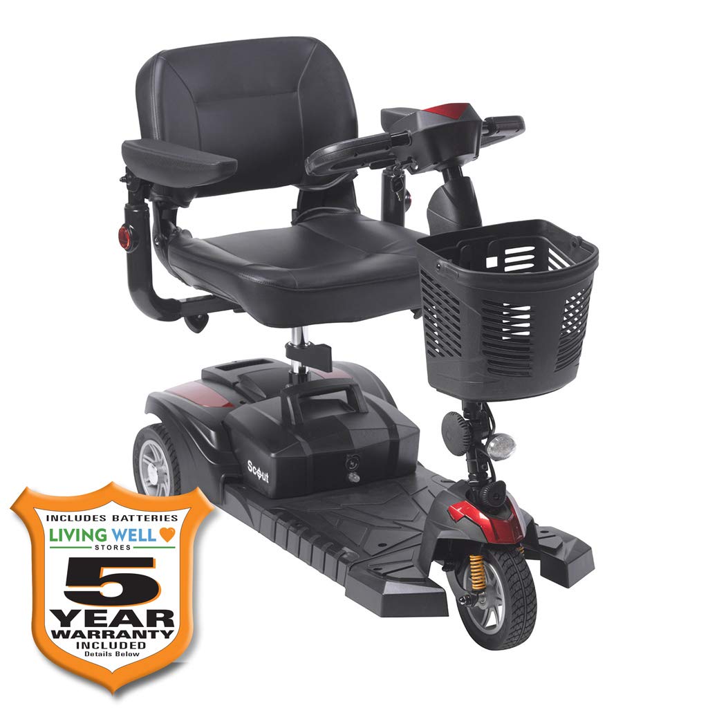 Drive Scout DST 3-Wheel Scooter Including 5 Year Extended Warranty