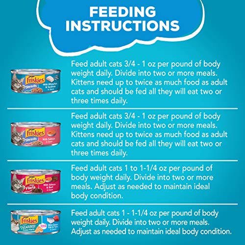 PURINA FRISKIES WET CAT FOOD VARIETY PACK FISH-A-LICIOUS EXTRA GRAVY, PRIME FILETS AND TASTY TREASURES – (PACK OF 32) 5.5 OZ. CANS