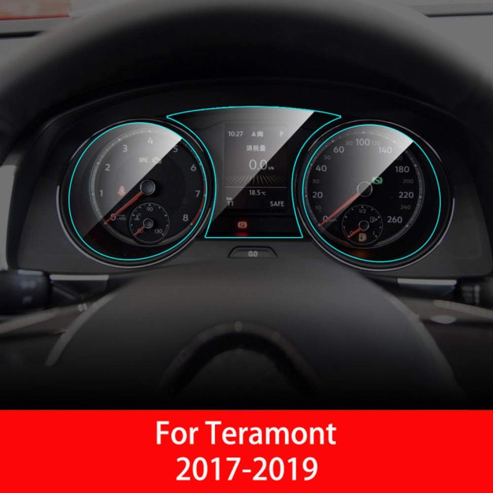 SBCX For Volkswagen VW Teramont,Interior Car Instrument Panel Screen Protector Dashboard Membrane Protective TPU Film Car Accessories