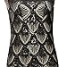 eforpretty 1920s Dresses Sequin Mermaid Long Gown V-Back Beads Evening Prom for Womens