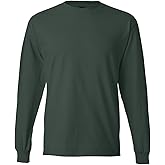 Hanes mens Beefyt T-shirt, Classic Heavyweight Cotton Crewneck Tee, Roomy Fit, 1 Or 2 Pack, Available in Tall