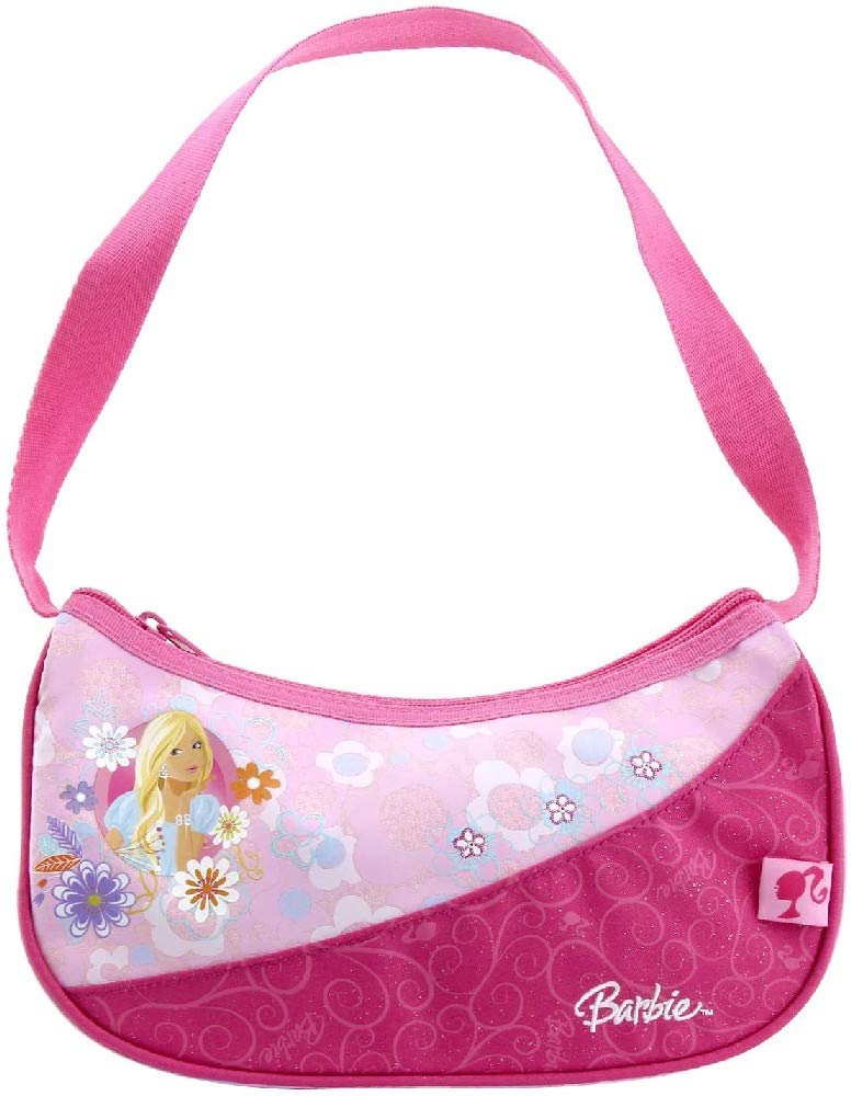 Barbie MB-9512 Canvas & Beach Tote Bag, Pink