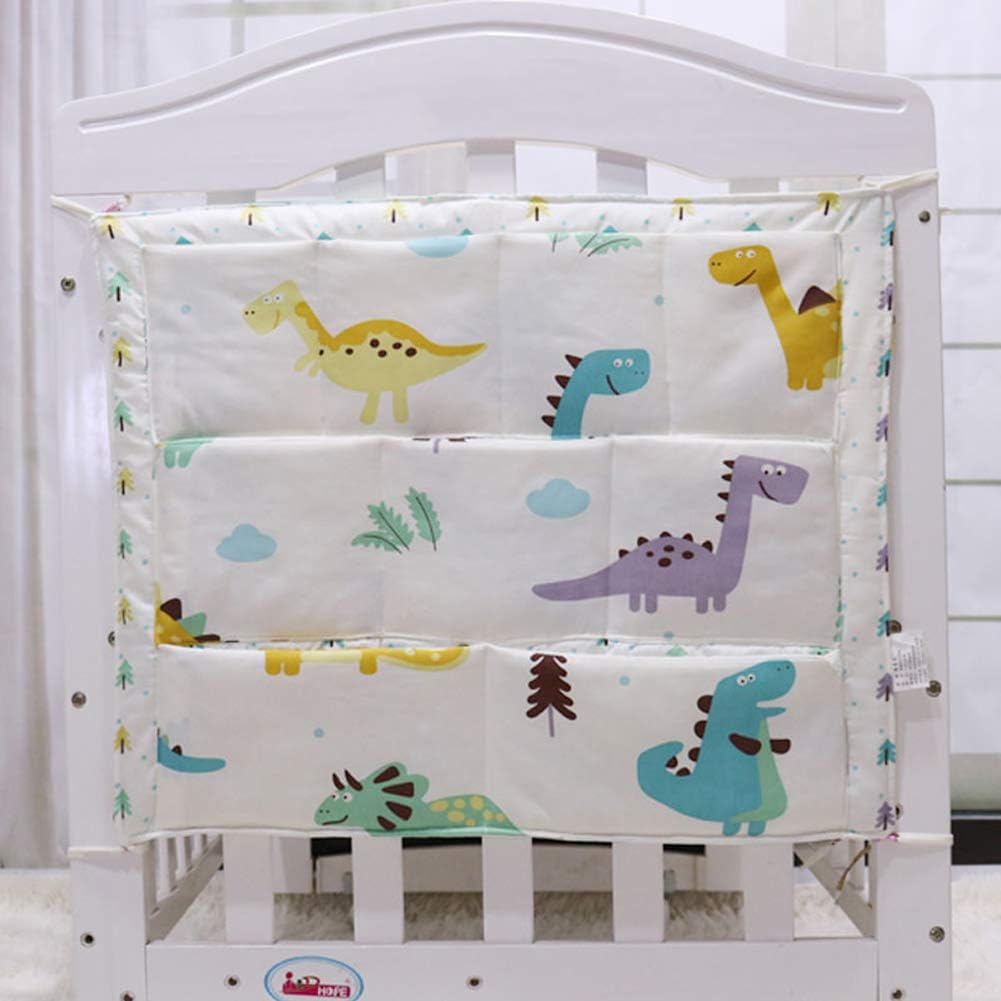 La Chambre De Bebe Sac De Rangement A Suspendre Pour Lit De Bebe Sac A Langer Multicouche Pour Sac A Langer Organiseurs Suspendus Au Lit Pour Bebe Dinosaure De Dessin Anime Bebe