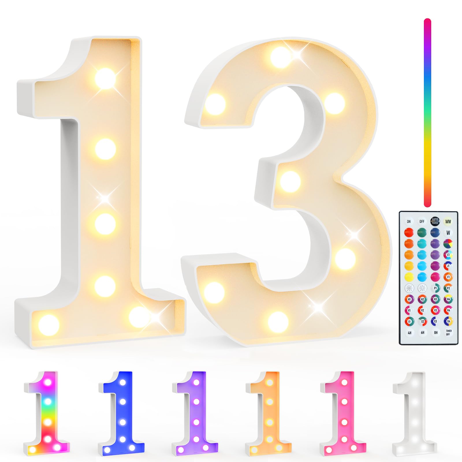 Pooqla 13th Birthday Decorations for Girls Boys, 35