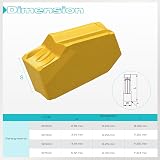 CDBP GTN-3 SP300 CNC Grooving Carbide Inserts Steel 10 Pcs Tin Coated SPB326/332 view 3
