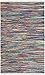 SAFAVIEH Rag Rug Collection Area Rug - 6' x 9', Grey & Multi, Handmade Boho Stripe Cotton, Ideal for High Traffic Areas in Living Room, Bedroom (RAR121M)