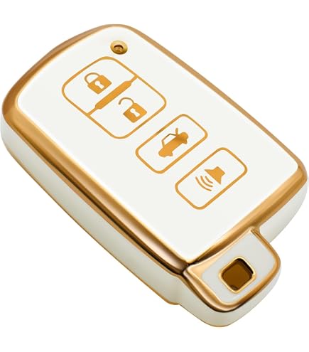 2-Pack Key Fob Cover – Fits 2019-2021 Toyota Camry, Corolla, RAV4, Avalon (HYQ14FBC / HYQ14FBE)