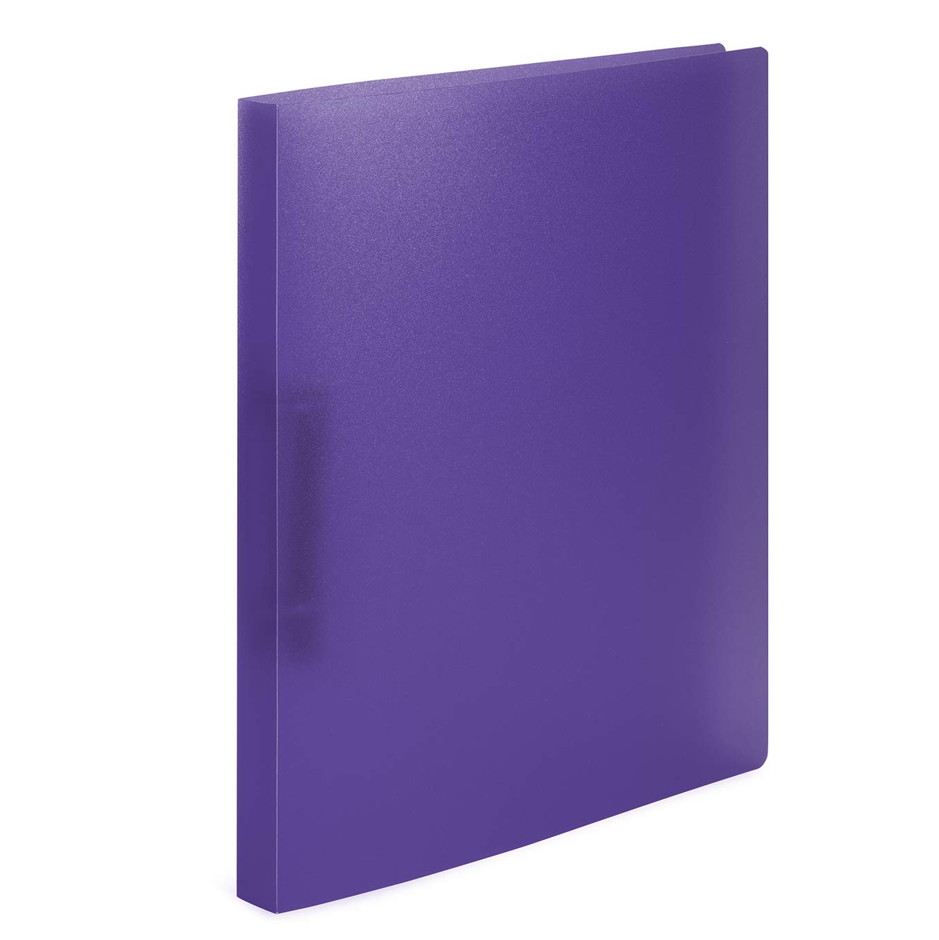 HERMA Ring Binder Translucent in Purple, A4, 25 mm Spine, Slim 2-Ring Binder Made of Plastic