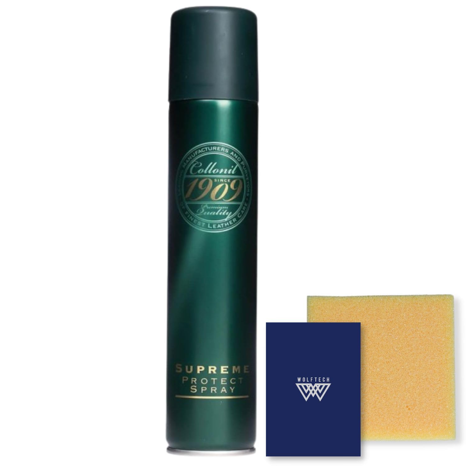 コロニル 栄養 防水スプレー 1909 プロテクトスプレー 万能 革製品 手入れ セット 200ml WOLFTECH レザー メンテナンス ガイド スポンジ 付 梅雨 雨 湿気 手入れ バレンタイン ホワイトデー [並行輸入品]商品画像