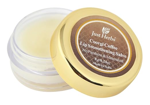 Just Herbs Coorgi Coffee Lip Smoothening Salve, 8 g