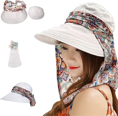 running hat with neck flap