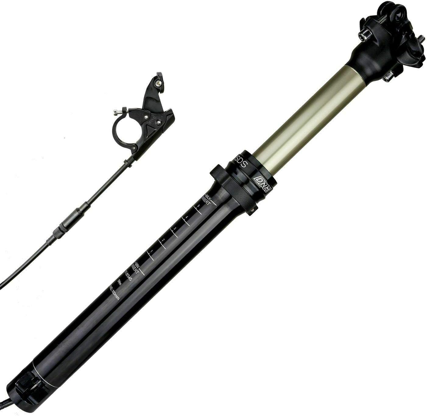 dnm mountain bike dropper seatpost remote lockout