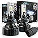 JDM ASTAR Newest Version G4 8000 Lumens Extremely Bright AEC Chips 9006 All-in-One LED Headlight Bulbs Conversion Kit, Xenon White