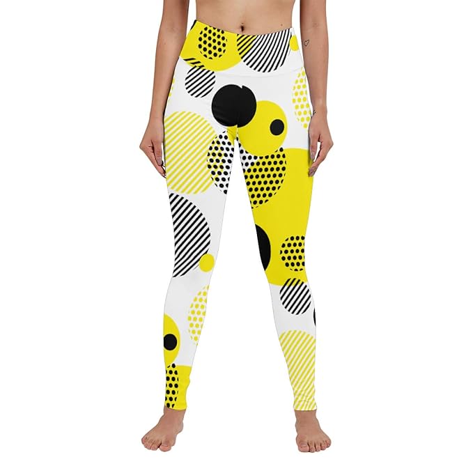 Amazon Com Henfar Custom Circle Stretchy Capri Leggings Skinny