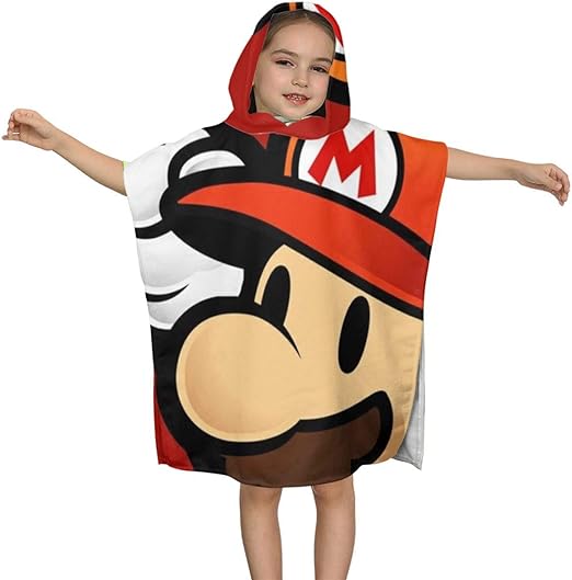 mario hooded towel