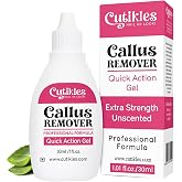CUTIKLES Callus Remover Gel for Feet, Extra Strength Formula, 1 Fl Oz | Professional Formula Instantly Removes Calluses &middot; Spa-Quality Pedicure at Home &middot; Convenient, Travel-Friendly Pack