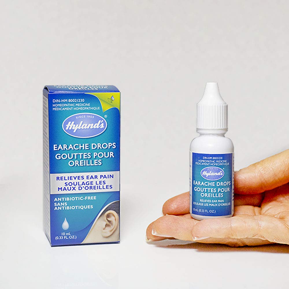 Hyland's Earache Drops, Natural Relief of Cold & Flu Earaches, Swimmers Ear and Allergies Relief for Adults and Children, 0.33 Ounce: Beauty