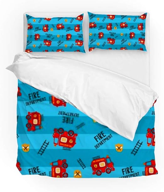 fire truck quilt cover