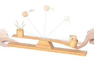 Portable 15.7-Inch Wooden Skill Arena - Elastic Bamboo Ball Game for Tactical Focus, Office Breaks & Travel, Teens and Adults