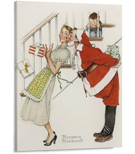 Norman Rockwell ジョリーポストマン メリークリスマス Amazon.com