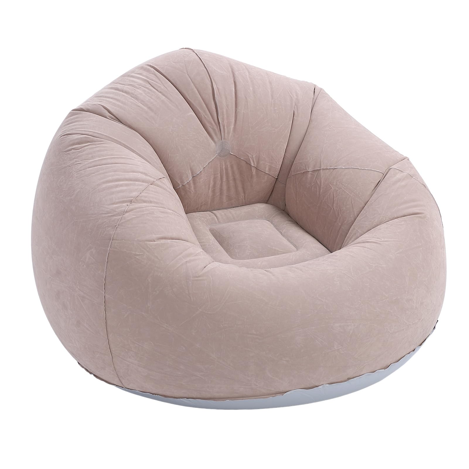 SENECESLI Inflatable Lounge Chair, Portable, Foldable, Eco Friendly PVC, Flocking, Perfect for Living Room, Bedroom, Relaxing
