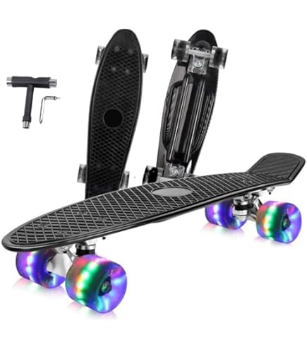 Powell Peralta Micro Mini Ripper Skate Cruiser Completo, Roxo